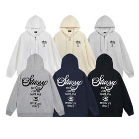 Stussy Hooded Autumn and Winter Crew Neck Top Heavy Terry-2218