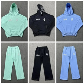 SIXPM Letter Print Hoodie and Sweatpants Set-4403